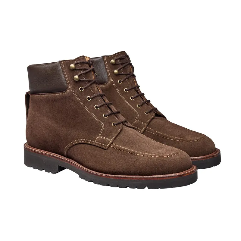 Vail Dark Brown Reverse Butt Suede