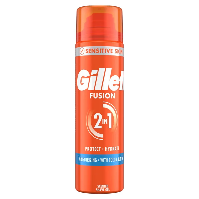 Gillette Fusion Scheergel Moisturize 2-in-1 200 ml
