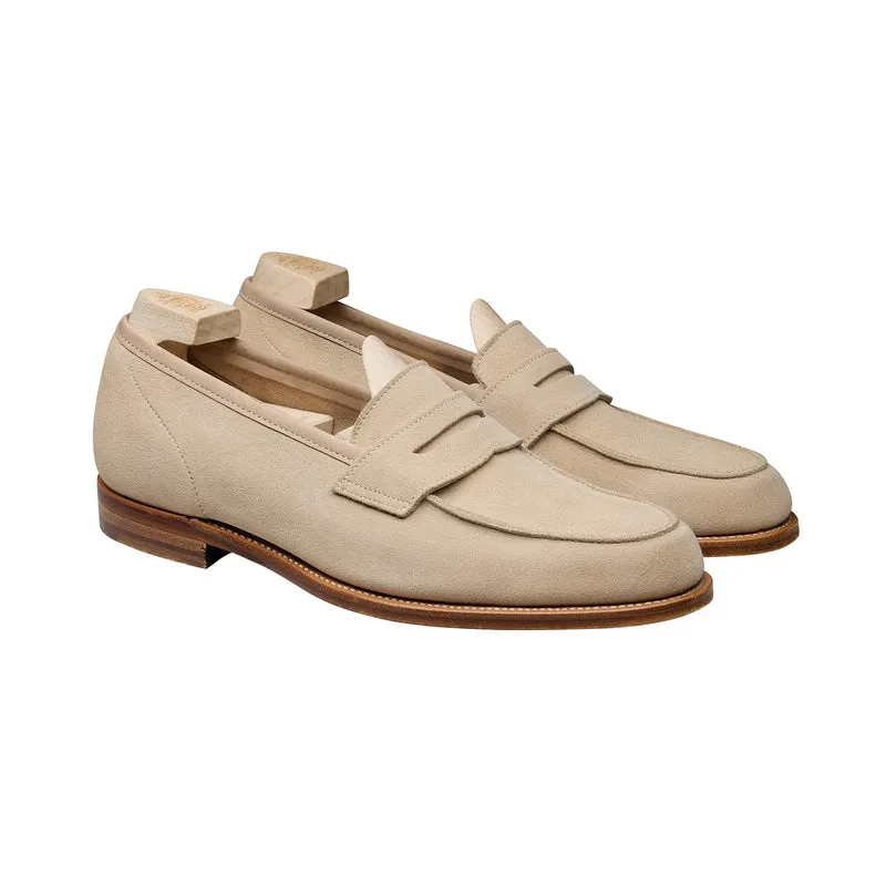 Lilou Almond Calf Suede
