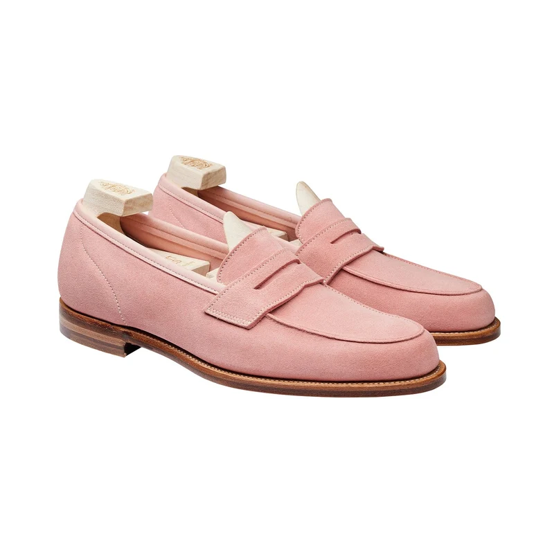 Lilou Pink Calf Suede