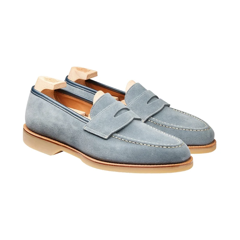 Sorrento Pastel Blue Suede