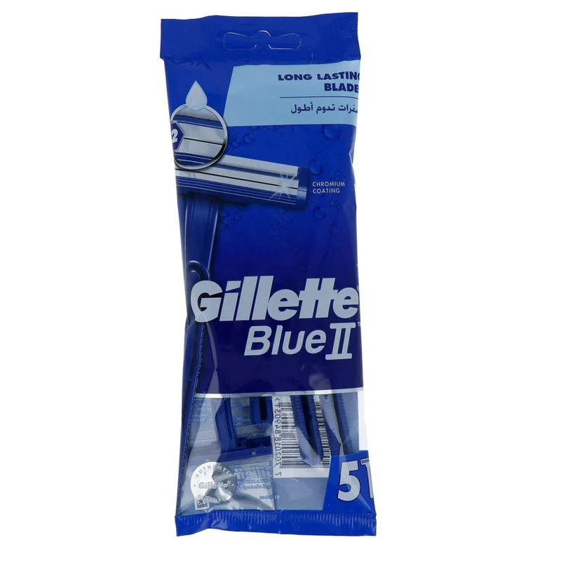 Gillette Blue II Wegwerpscheermesjes 5 stuks