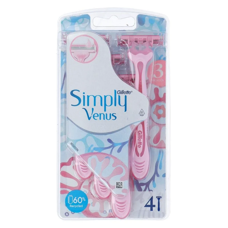 Gillette Venus Simply Wegwerpscheermesjes 4 stuks