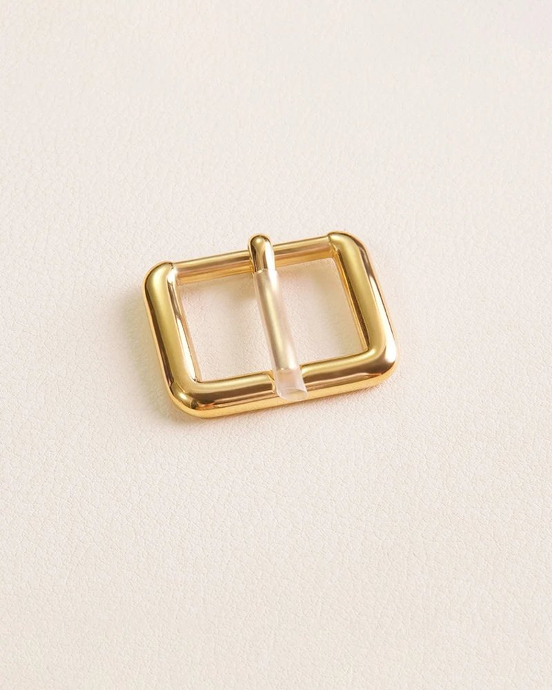 Stainless Steel rectangular buckle | Gold and Silver | 4 inner sizes