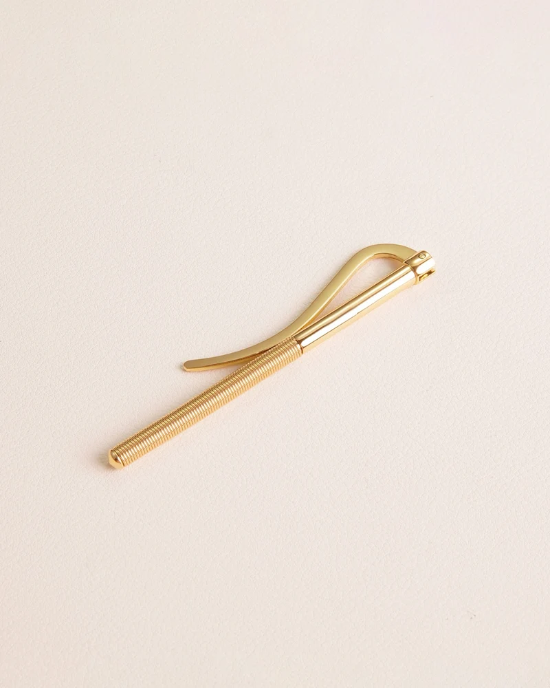 Stainless Steel Moneyclip with springbar | Gold and Silver