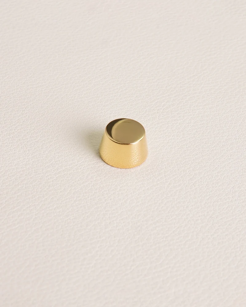 Stainless Steel conical bag feet with screw | Gold and Silver | 4 sizes