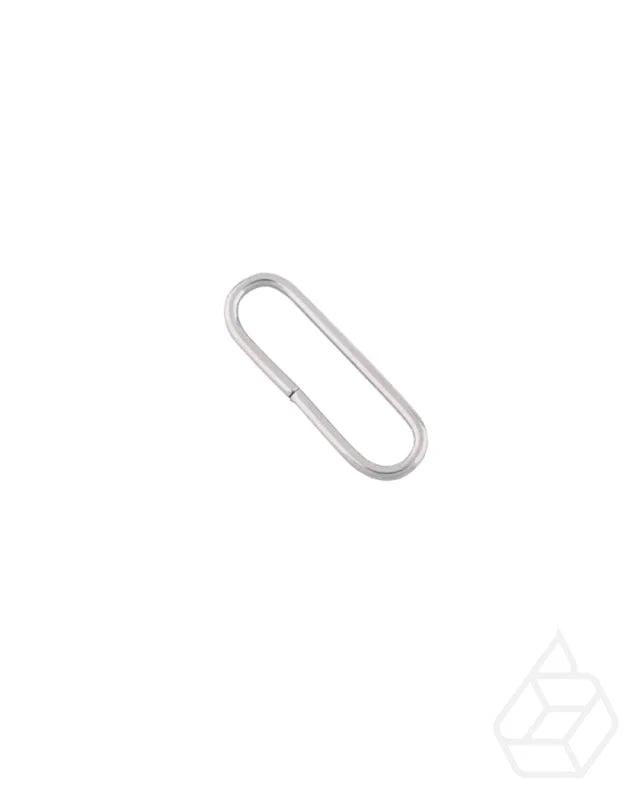 Oval ring | Silver | inner size 45 mm