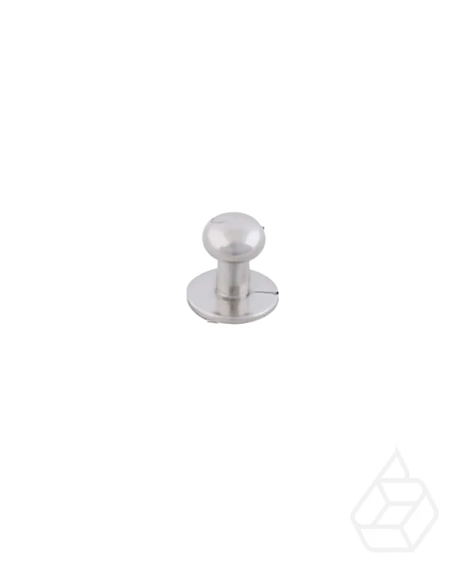 Collar button stud | Gold and Silver | Head size 7 mm (10 pieces)