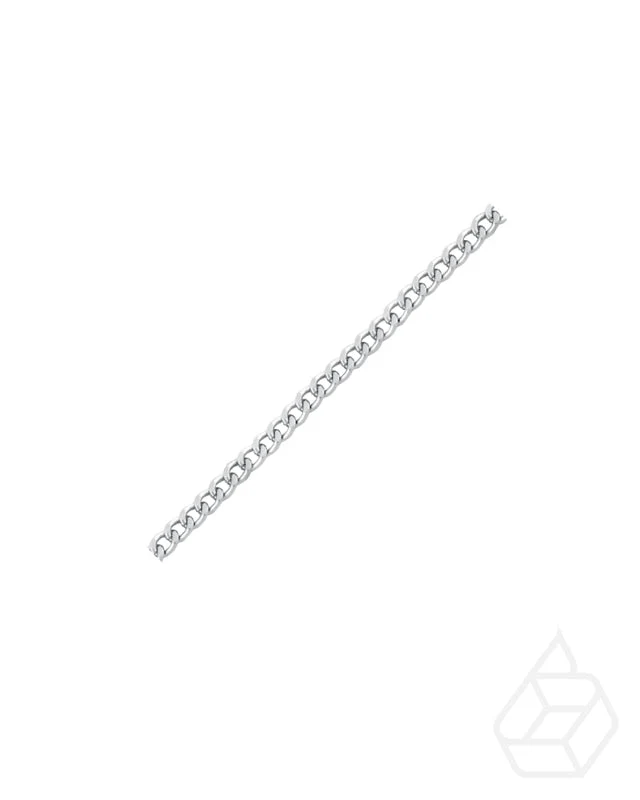 Gourmet link chain | Silver | 14 x 10 mm (1 meter)