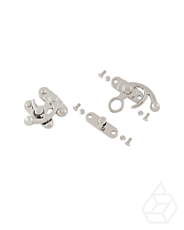 Turning lock | Silver | 34,8 x 12,2 mm