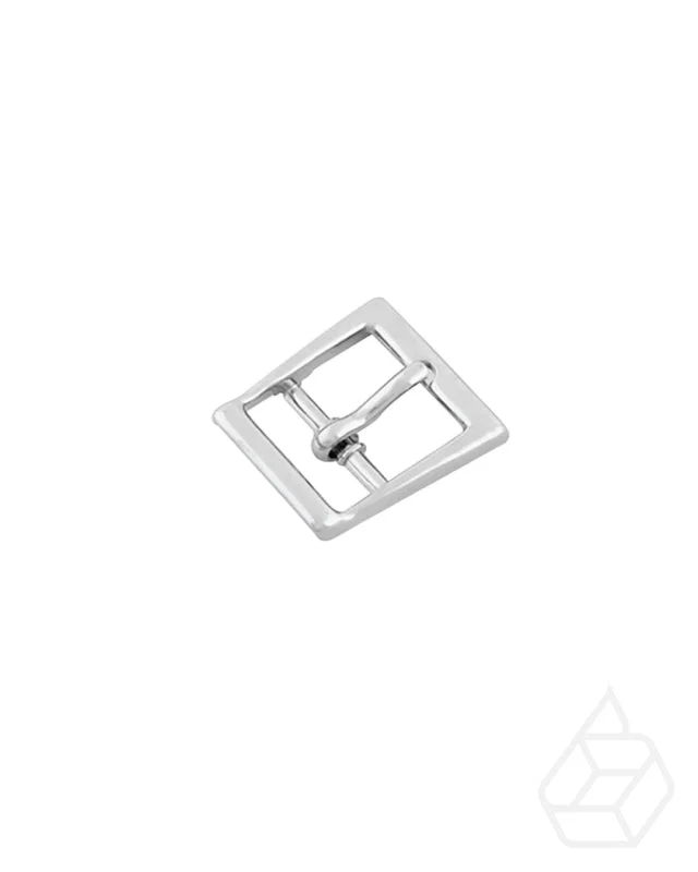 Rectangular buckle with center bar | Gold and Silver | 2 inner sizes