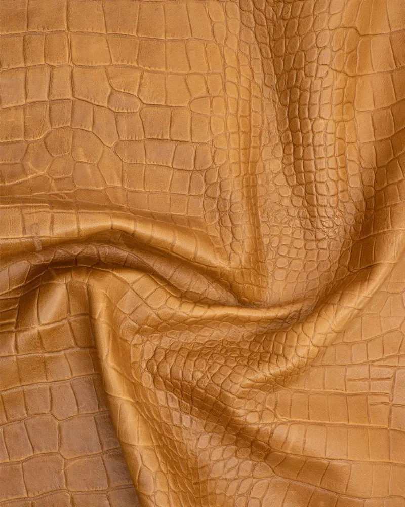 Limited print collection | Calf leather with crocodile print
