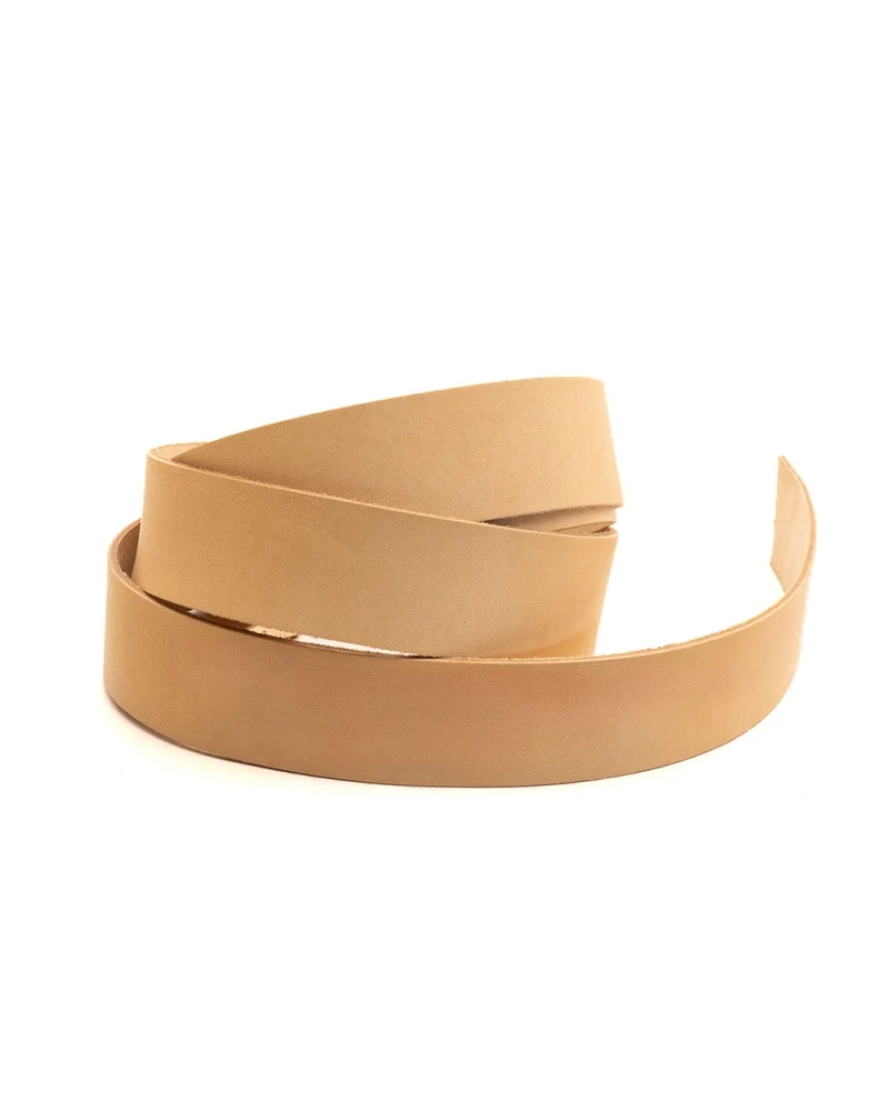 Vienna Crust Collection belt strap | Vegetable tanned firm harness leather