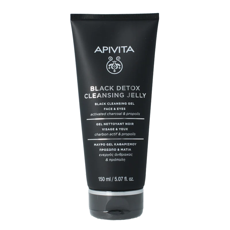 APIVITA Black detox cleansing jelly 150 ml