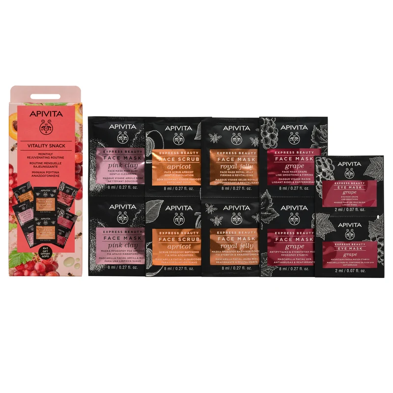 APIVITA Express face mask menu vitality