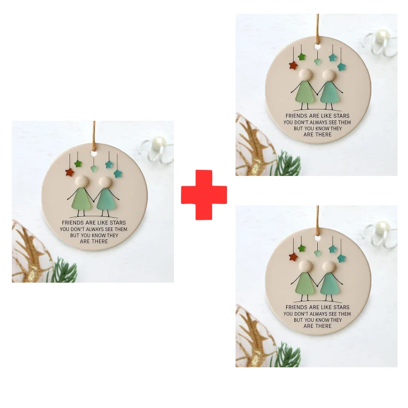 FriendshipOrnament: Charmant Betekenisvol Aandenken Vriendschap Ornament