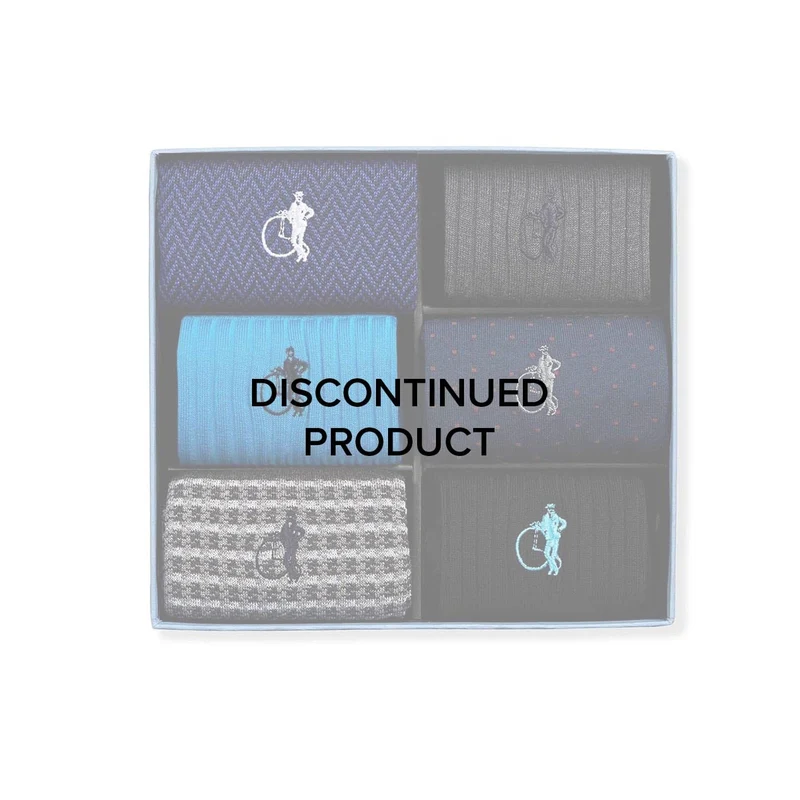 Dash of Turquoise - 6 Pair Gift Box - Mixed