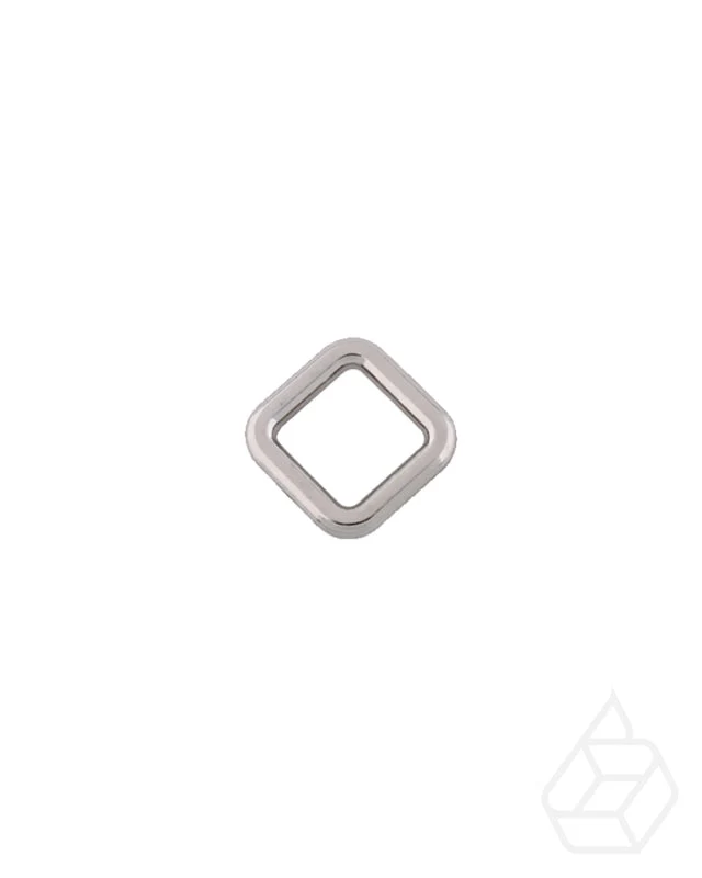 Square ring | Silver | inner size 20 mm