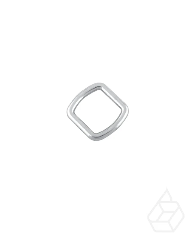Square ring | Silver | inner size 20,2 mm