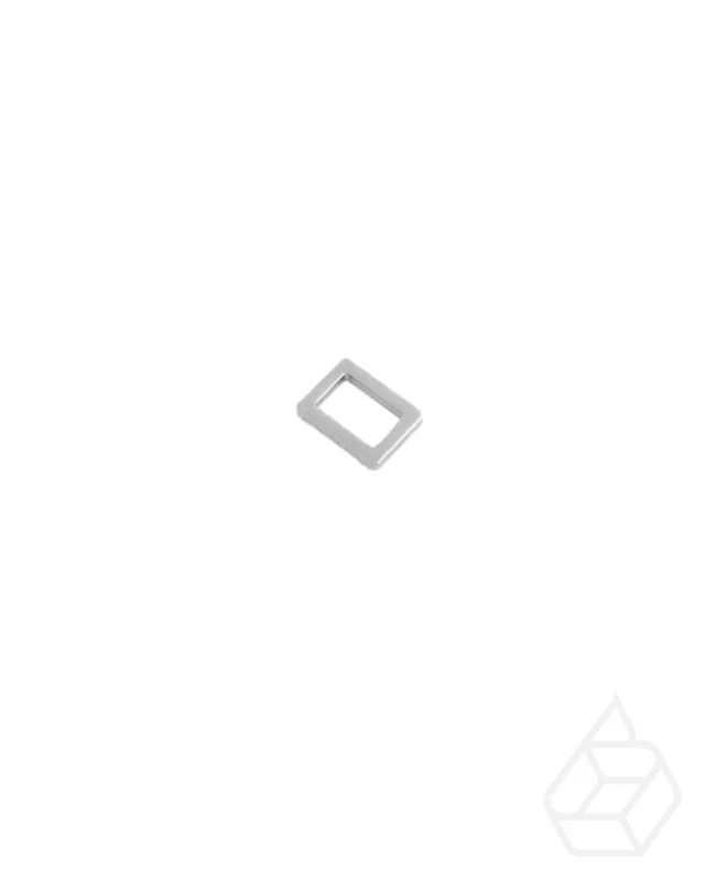 Rectangular, flat ring | Silver | 3 inner sizes