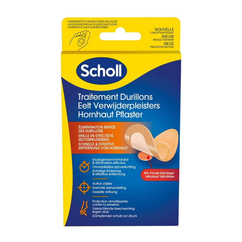 Dr. Scholl's Eelt Verwijderpleisters 4 stuks