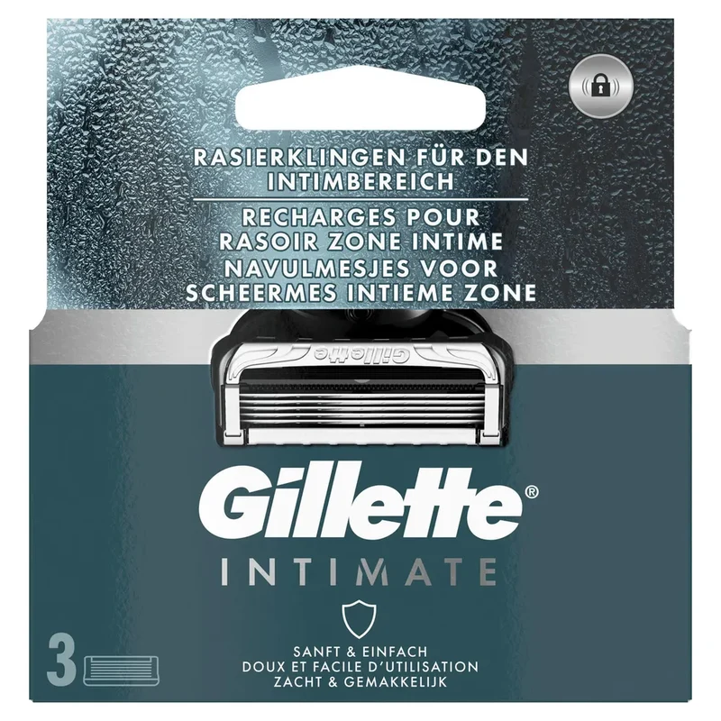 Gillette Intimate Navul Scheermesjes 3 stuks