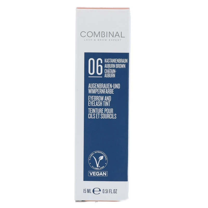 Combinal Wenkbrauw- en Wimperverf Kastanjebruin 15 ml