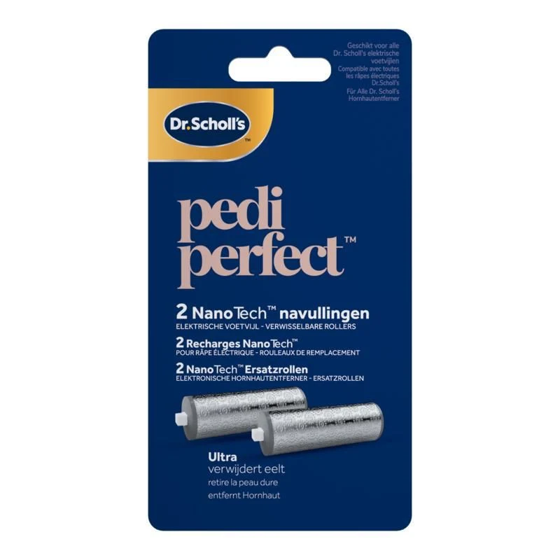 Scholl Pedi perfect elektrische voetvijl navulrollers 2 stuks
