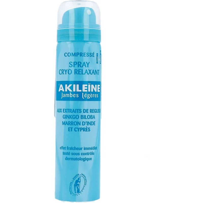 Akileine Cryo-Relaxing Spray Vermoeide Benen 75 ml