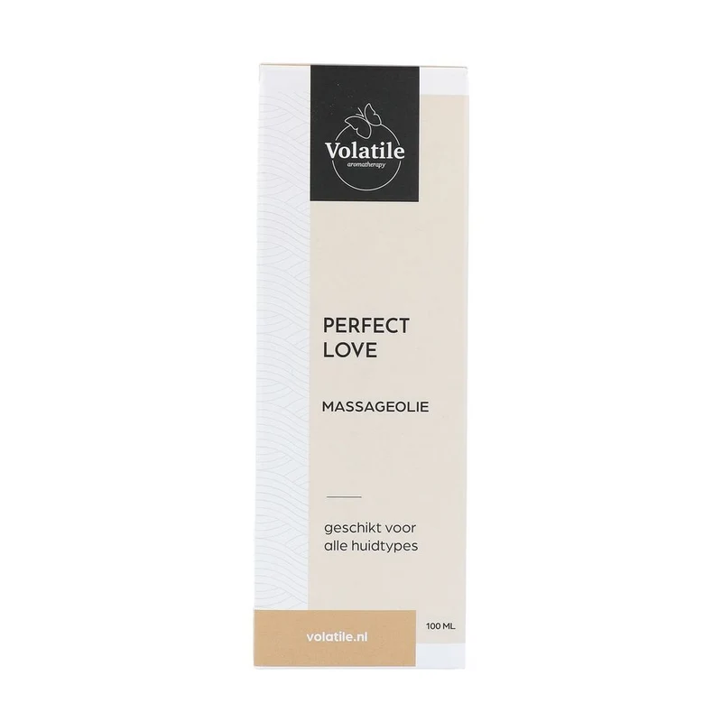 Volatile Massageolie perfect love glas met pomp 100 ml
