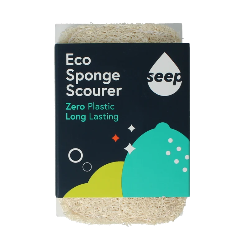 Seep Spons met luffa schuurspons composteerbaar