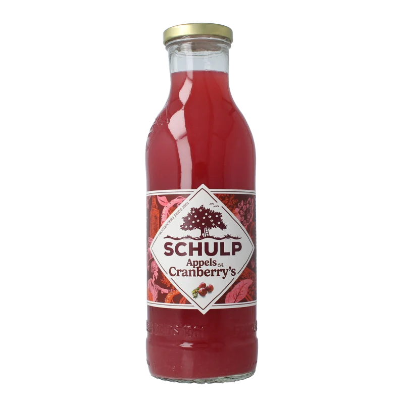 Schulp Appel & cranberrysap 750 ml