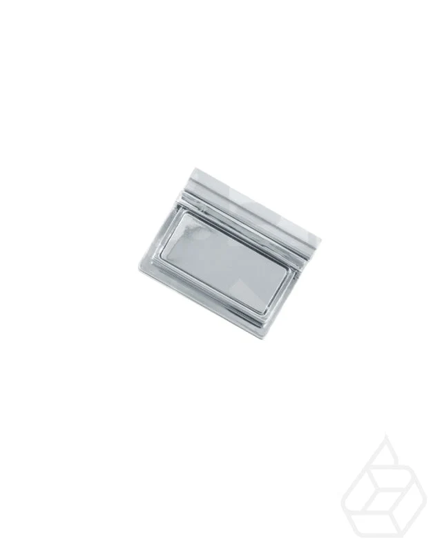 Tic-tuc bag lock Silver | 49,3 x 50 mm