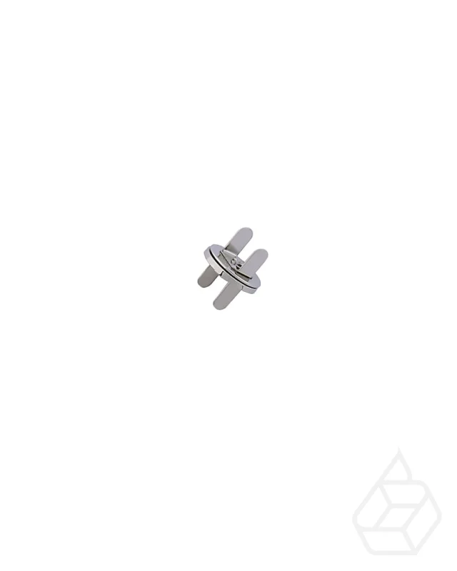 Round, extra thin magnetic lock | Gold and Silver | Diameter 18,6 mm