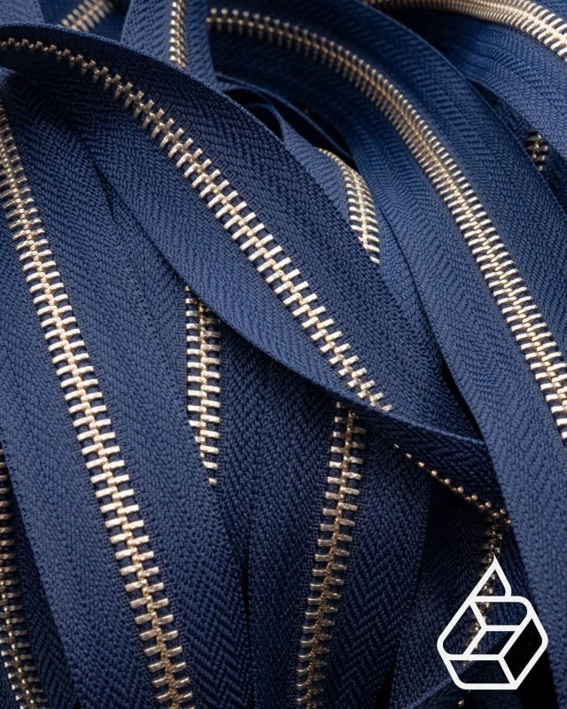 YKK Metal Zipper on roll | Silver | Size 5