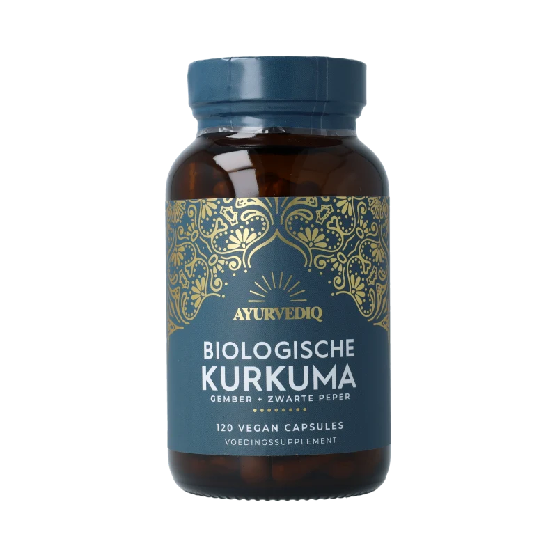Ayurvediq Biologische Kurkuma 120 capsules