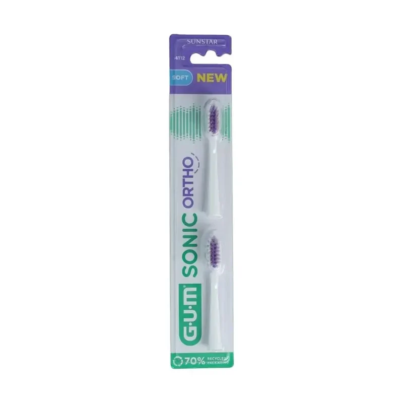 GUM Sonic ortho batterij tandenborstel refill