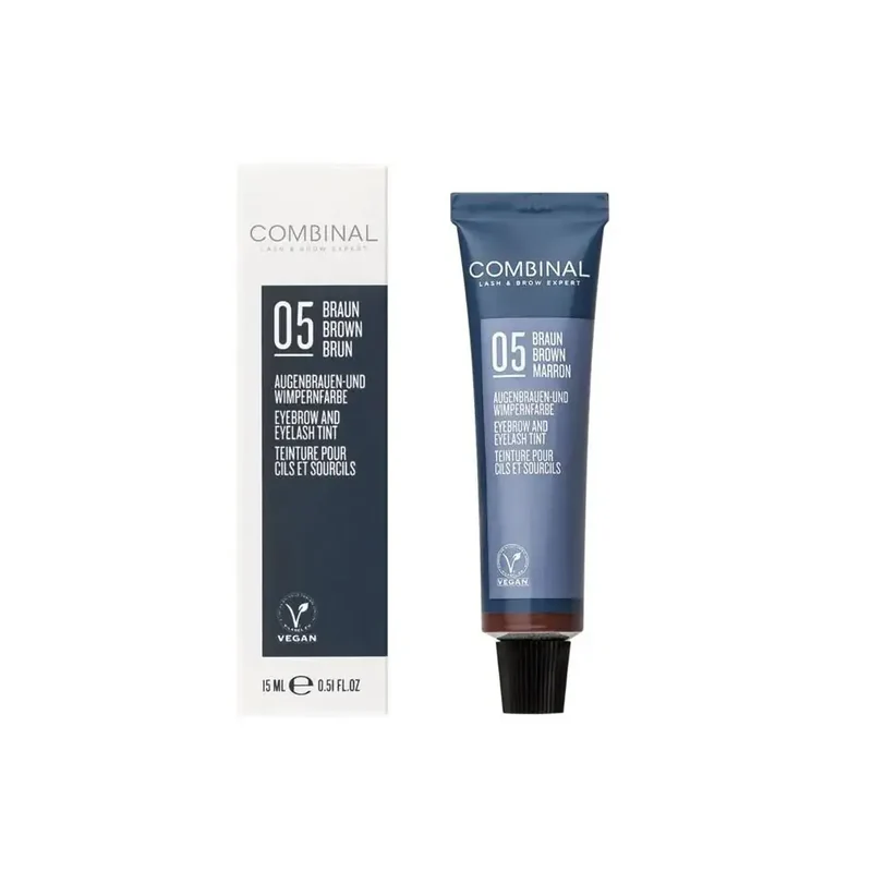 Combinal Wenkbrauwen wimperverf bruin 15 ml