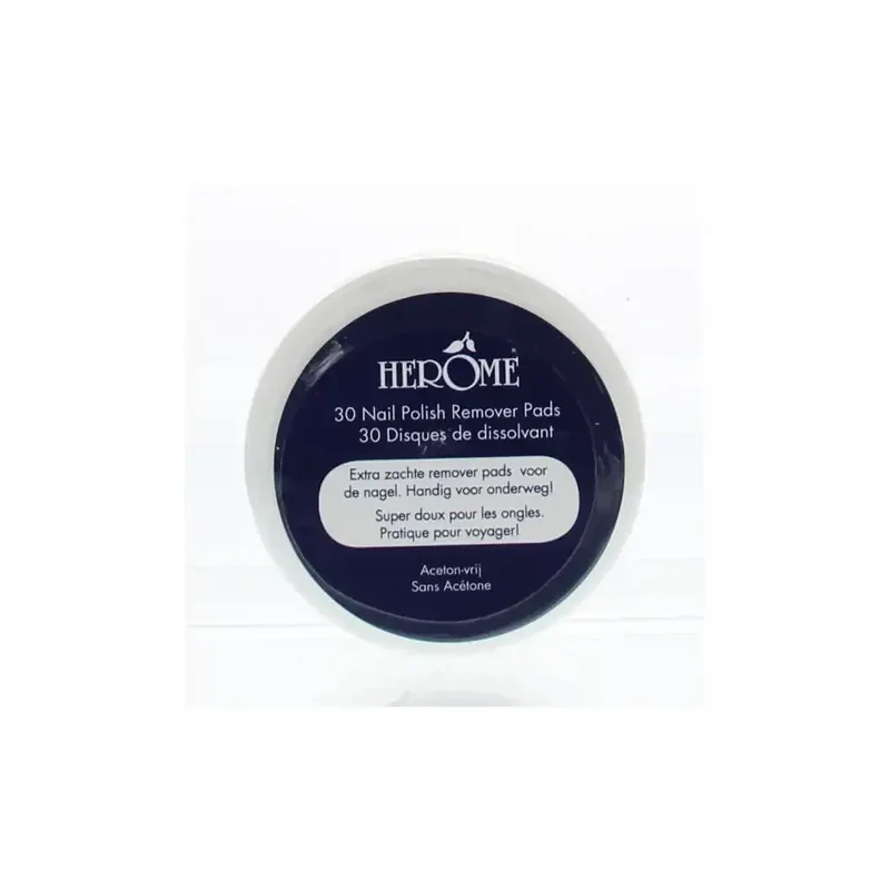 Herome Nagel caring remover pad 30 stuks