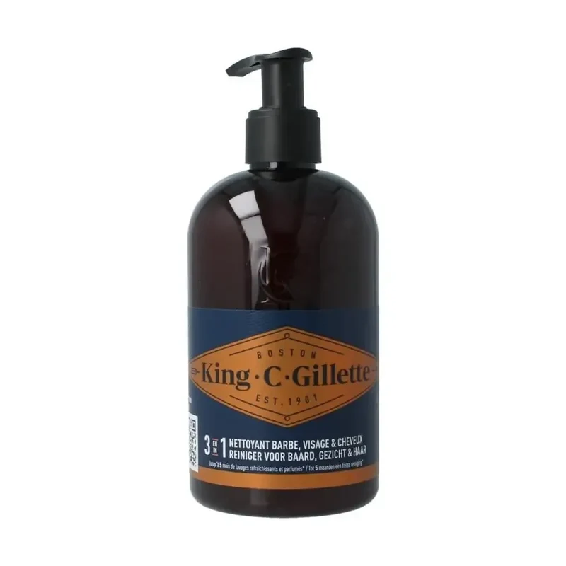 Gillette King c baard en gezichtsreiniger 350 ml