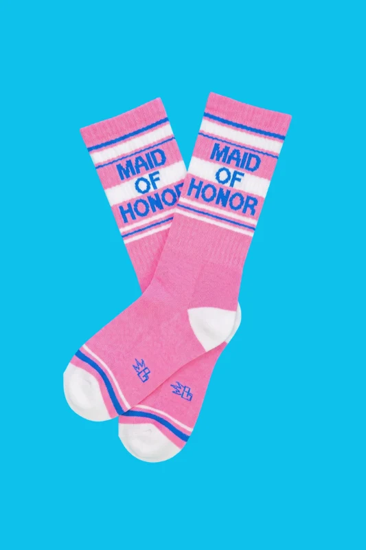 Maid of Honor Gym Socks