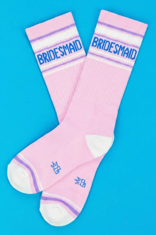 Bridesmaid Gym Socks