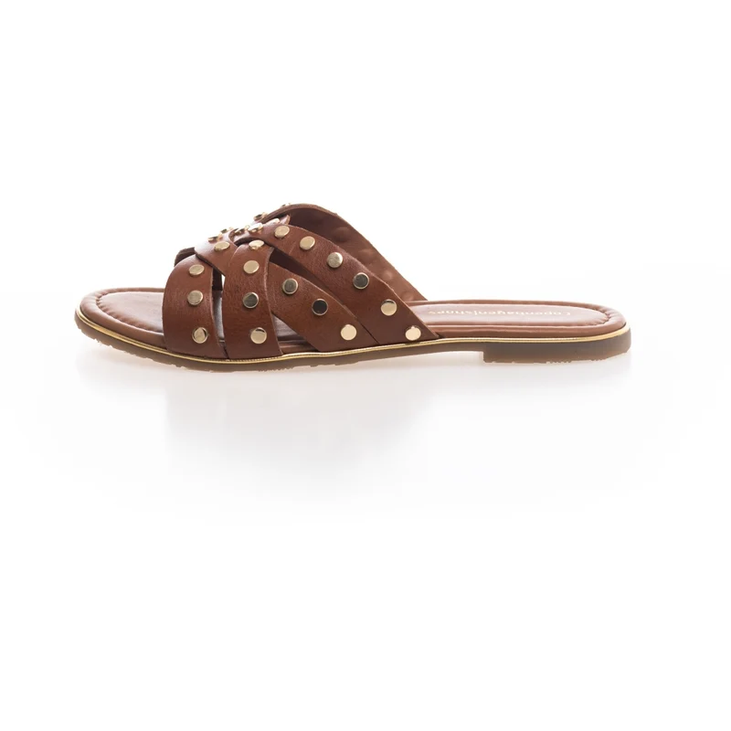 LALA STUDS - COGNAC