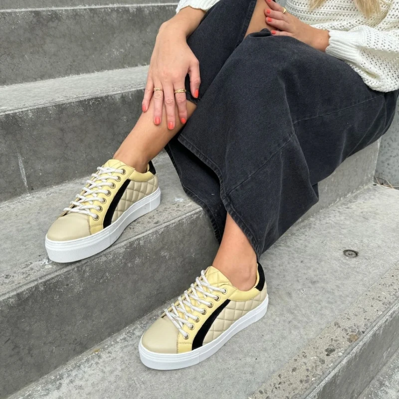 MY SNEAKS - BEIGE/BANANA