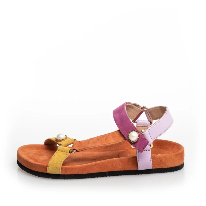 PEACE WITH PEARL - Orange multi