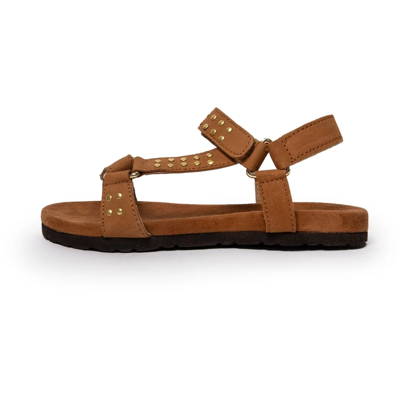 SWEAT SUEDE KIDS BS. - COGNAC