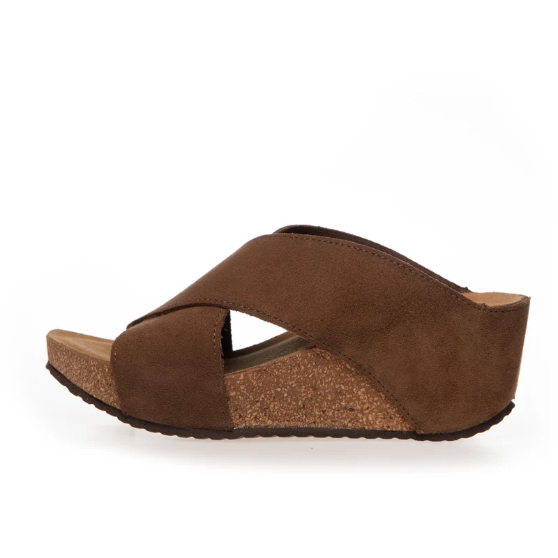 FRANCES 23 Suede - DARK BROWN (MARRONE 417)