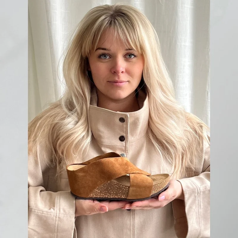 FRANCES 23 Suede - COGNAC (MARRONE 394)