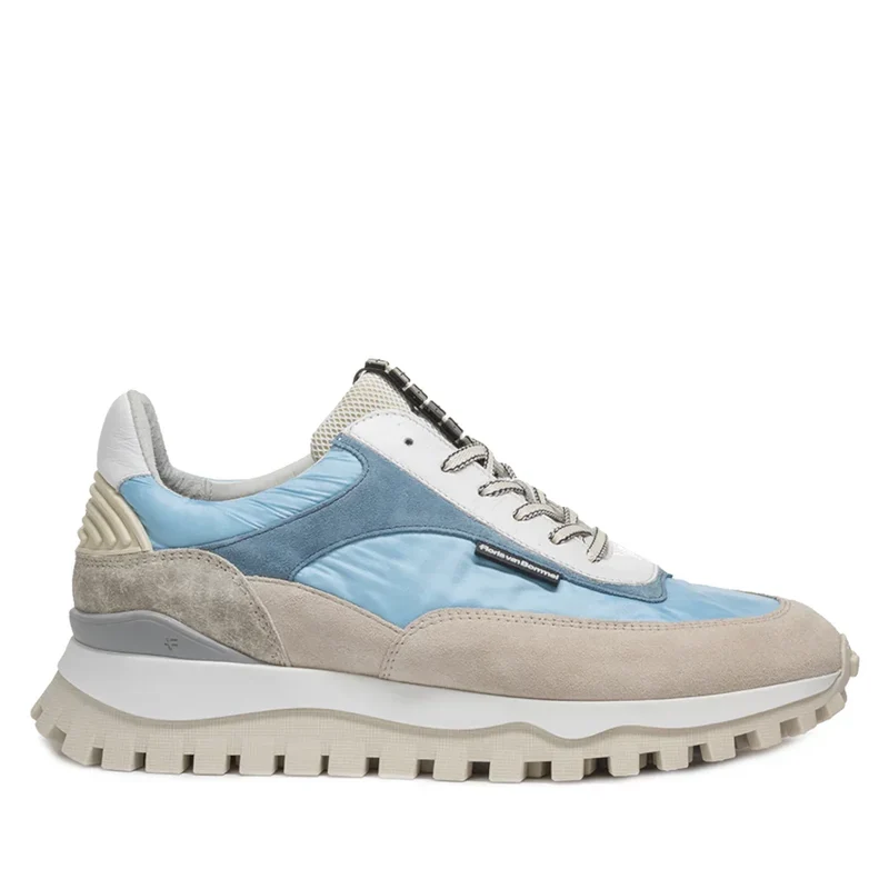 Floris van Bommel veterschoenen SFW-10157-42-02 Licht Blauw