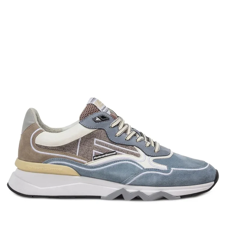 Floris van Bommel Veterschoenen SFM-10198-42-02 Licht Blauw